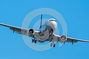 An image of an aircraft coming in for a landing