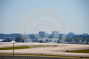 Image of airport runways