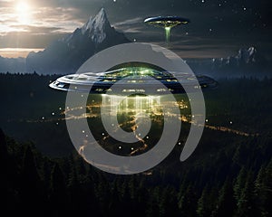 The alien base on earth is a generative base technology space.