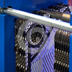 Image of an aluminum heat exchanger