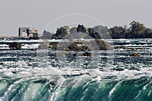 Image of an amazing Niagara river at fall