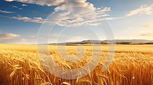 Image of America\'s golden sustaining wheat fields photo