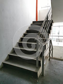 Image of apartment empty staircase area.