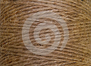 Image background coil of hemp thread