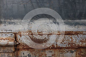 Image for background old iron with rust glut.