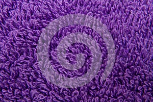 Image background purple towel texture close-up