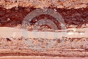 Background Texture of Red Sandstone