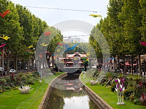 Image of the Basse river in Perpignan.