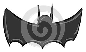 Image of batman - symbol, vector or color illustration