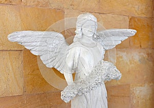 Image of a beautiful angel`s statue