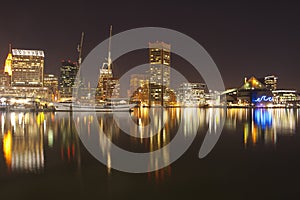 Image of beautiful Baltimore Maryland cityscape