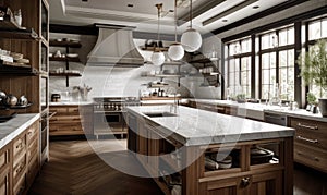 Image of beautiful kitchen