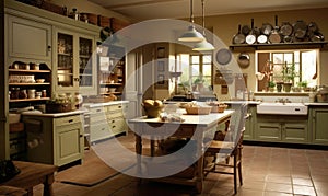 Image of beautiful kitchen