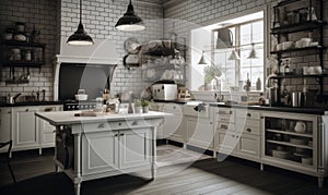 Image of beautiful kitchen