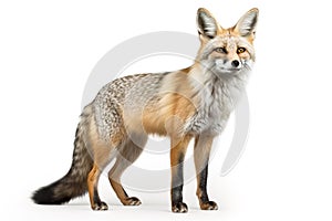Image of bengal fox on white background in ancient chinese style. Wildlife Animals, Mammals.