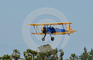 Boeing Stearman PT-17 taking off