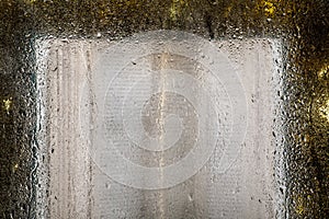 Image of book water drop