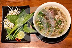 Pho, A Popular Vietnamese Beef Noodle Soup