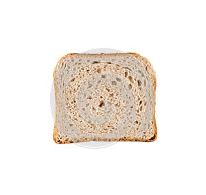Image of bread slice isolated