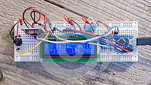 Breadboard stem arduino project photo