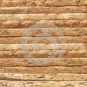 Image of brown wooden fence texture with horizontal lines