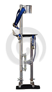 Image of building stilts. Isolated on white