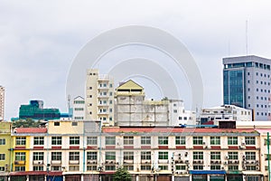 Image of builiding. Cityscape of Phnom Penh, Cambodia. photo