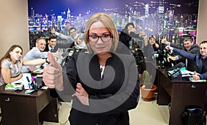 Image of business woman in glasses