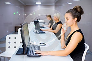 Image of a call center