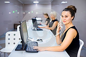 Image of a call center