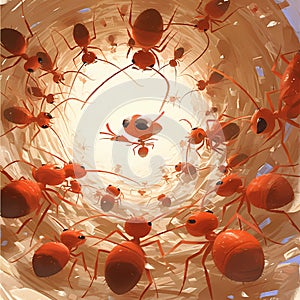 Underground Ant Colony Dance Competition