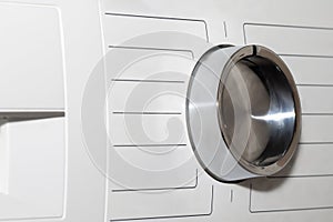 Close-Up View of a Washing Machine Control Panel With Various Program Options