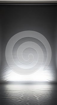 Empty Studio Background with Dramatic Lighting and Textured Floor