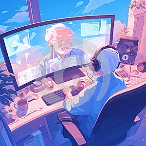 Professional Online Collaboration - Remote Work