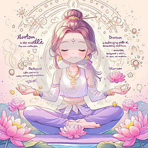 Inner Peace: Young Girl's Meditation Experience photo