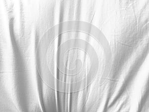 This image captures the essence of softness and purity with its white fabric background. copy space for easy to design