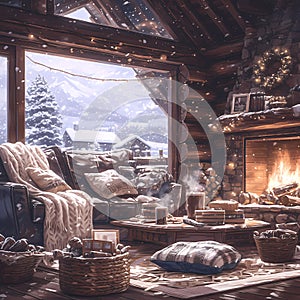 Cozy Cabin, Warm Fire: Holiday Home Comforts