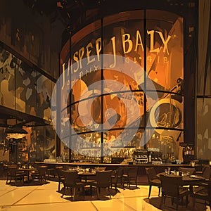 Modern Jazz Bar Ambiance photo