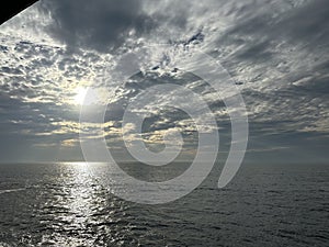 Serene Ocean at Sunset