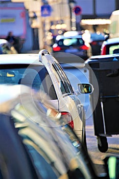 An Image of a car, garage