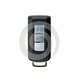 Image of car keys remote isolated on white background