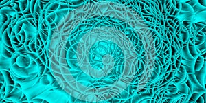 Pure composition of emerald explosion of circles