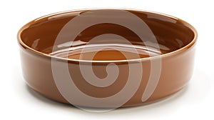 An image of a ceramic pet bowl with a glossy finish highlighting the quality and craftsmanship of these personalized