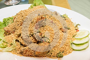 Cereal Prawn Dish Image