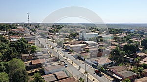 Image of the city of Campos Verdes in the interior of the state of Goias in Brazil