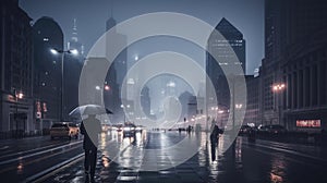 Image of City rain