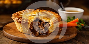 image of A classic British steak and kidney pie