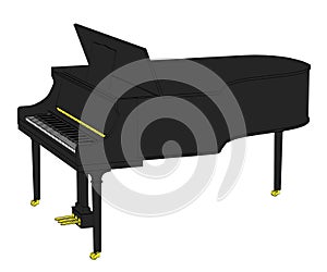 Image of clavier - musical instrument photo