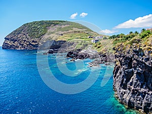 Image of cliff and landscape at the atlantic ocean photo