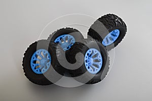 an image of a cluster of car tires. Get ready for any vehicles that require tire replacements photo